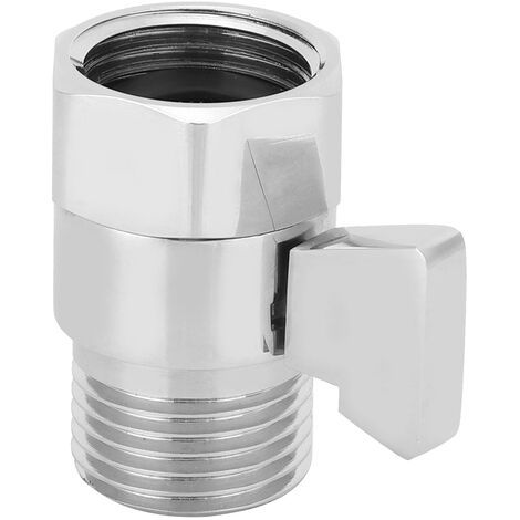 Pommeau de douche G1/2 pouces, contrle du débit, vanne d'arrêt, économie d'eau, alimentation de douche (1/5)