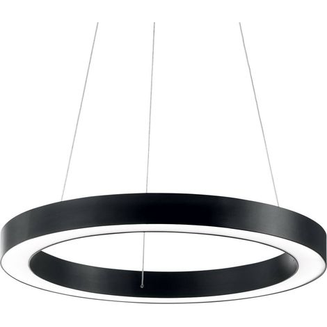 Ideal Lux Oracle - Colgante de techo mediano LED integrado Negro 3000K