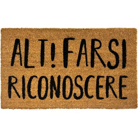 Zerbino Entrata Ingresso Casa Antiscivolo Cocco Allegro Alt Farsi Riconoscere (1/4)