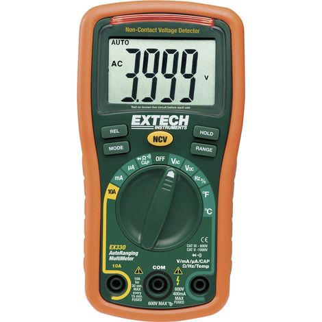 Extech EX330 Hand-Multimeter digital CAT III 600 V Anzeige (Counts): 4000