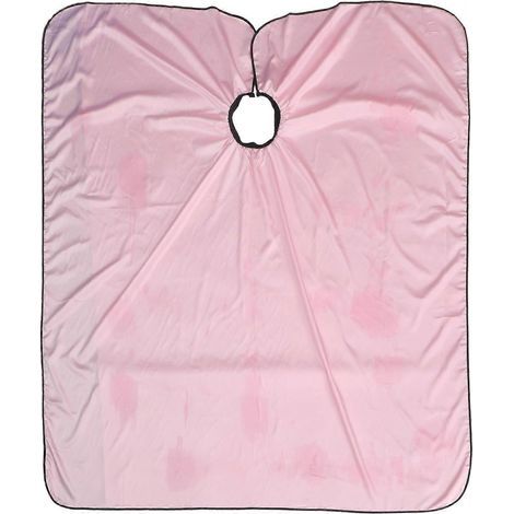 Tablier de coiffure spécial Cutclothes, grande taille, imperméable, pour salon de coiffure (rose)-140X170CM-Pink