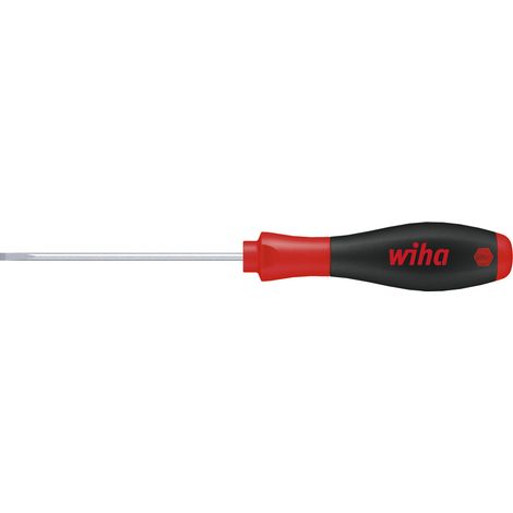 Wiha Schraubendreher SoftFinish® Schlitz mit Rundklinge für tiefliegende Schrauben 2,0 mm x 65 mm (00684) (1/2)