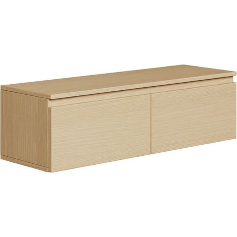 Selsey Bemmi - TV-Hängeboard, Eiche Lindberg, 100 cm