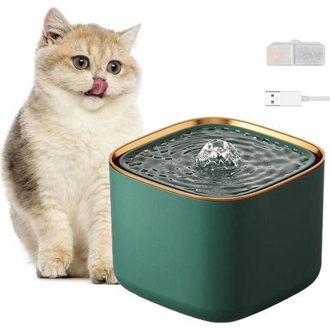 Fontaine à Eau pour Chat Chien 3L, BYONDSELF®, Grande Capacite, Pompe Silencieuse, Avec Filtre Remplaçable