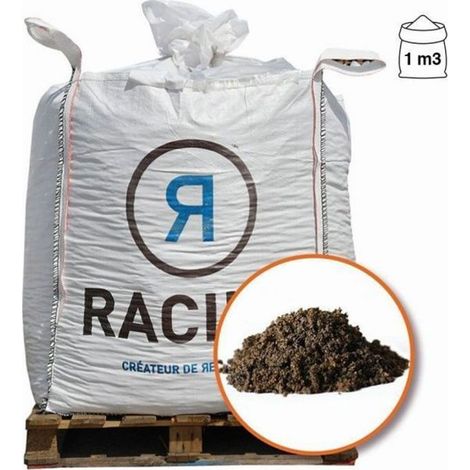 Racine – Terreau substrat pour regarnissage gazon sportif – Big bag 1 m3 – Livraison par camion 19 tonnes – Accessibilité vérifiée