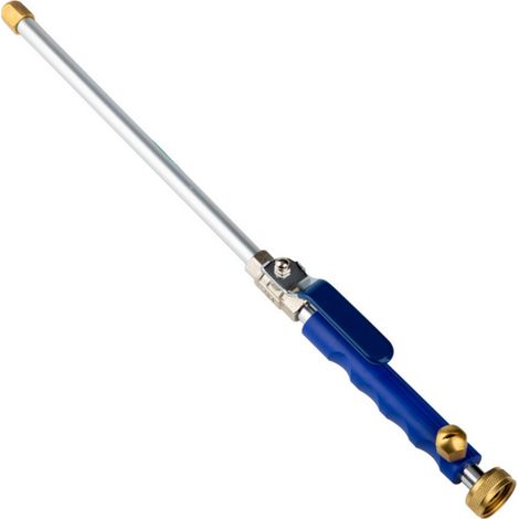 Lance de lavage portable à haute pression avec 2 embouts pour l'arrosage du jardin et le lavage de voiture (1/5)