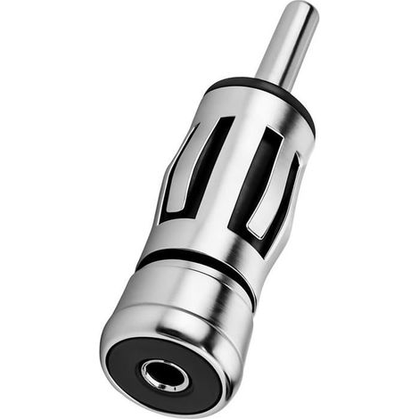 Adaptateur d'antenne métallique DIN mâle vers ISO femelle 50 à 150 ohms pour autoradios de voitures classiques (1/5)