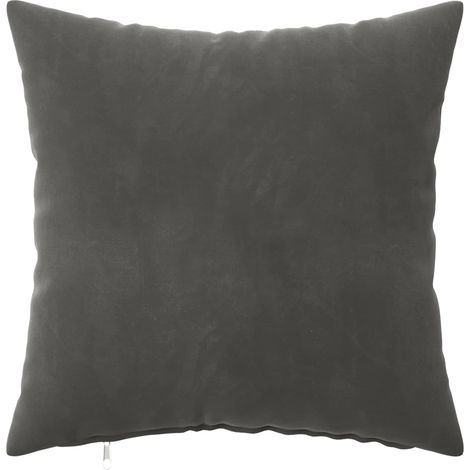 vidaXL Funda de almohada 2 pcs HEERLEN Gris oscuro 40 x 40 cm (1/2)