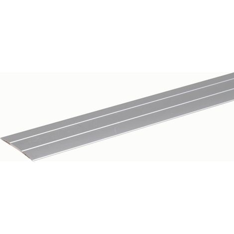 ALBERTS Übergangsprofil, Alu silber elox.,selbstkl.,o.Schraublöcher, LxB 900x37,8mm (1/3)