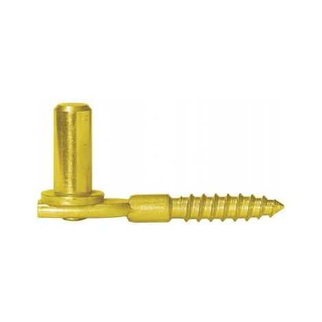 DOMAX Einschraub-Stiftgriff 106x48mm fi16 GOLD ZINK