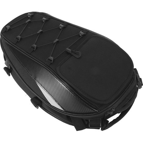 Sacoche de selle arrière pour moto, grande capacité, sac à dos imperméable et respirant universel (1/5)