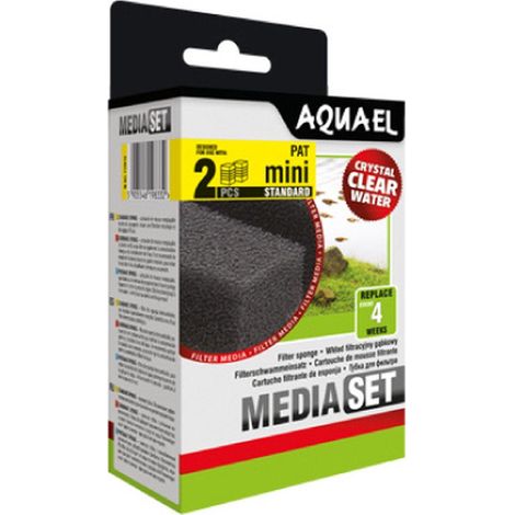 Éponge Aquael Pat mini 2 - éponge filtrante x 2