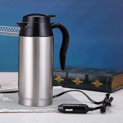 Bouilloire électrique portable 750 ml 12 V pour voiture, camionnette, camion, voyage, camping, chauffage de l'eau (1/5)