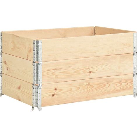 Maison Exclusive - Hochbeete 3 Stk. 50x100 cm Kiefer Massivholz (1/5)