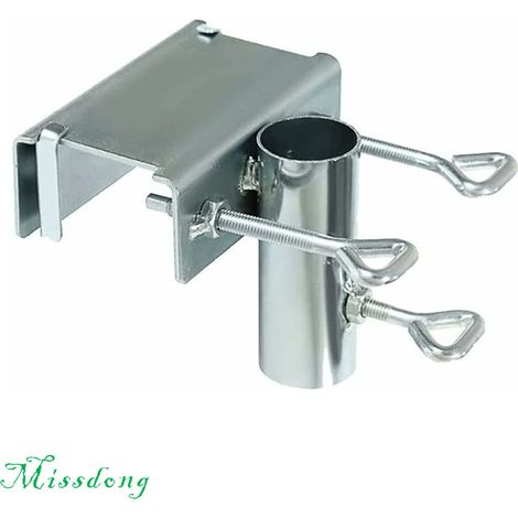 Schirmhalter für Balkongeländer, Gartenschirm-Befestigungsclip, platzsparender Balkon-Schirmhalter, Balkonschirmhalterung, Schirm-Befestigungsclip (1/5)
