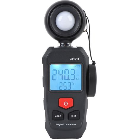 Illuminomètre numérique avec écran LCD, 200000Lx, plage automatique, unité LU FC, stockage de données, luxmètre, compteur de lumière. (1/5)
