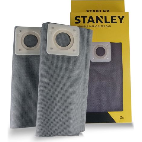 Stanley Sacs Filtrants en Tissu 30 l pour Aspirateurs Solides et Liquides (2 pcs)