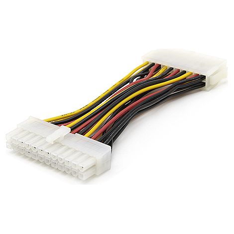 Cable de alimentacion ATX 24 pin macho - 20 pin hembra 0.15 M Multicolor