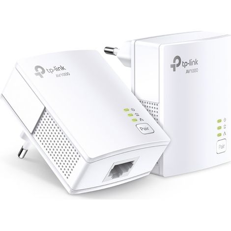 Tp-link tl-pa7017 kit powerline-adaptateur reseau 1000 mbit/s ethernet lan blanche 2 pcs