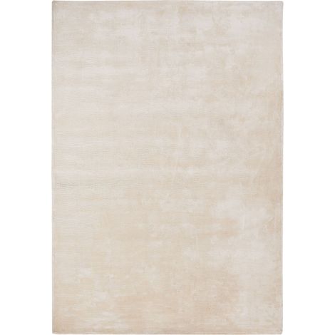 Teppich GESI II Hellbeige 140 x 200 cm Viskose