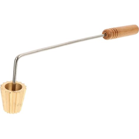 Moule à pâtisserie malaisien (1 pièce) pour faire soi-même des beignets, des tartelettes aux œufs et autres pâtisseries.-30X9CM (1/2)
