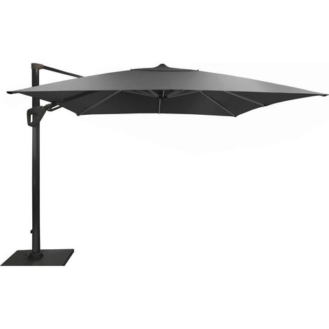 PROLOISIRS Parasol déporté Elios Sunbrella® orientable alu/sunbrella - grey/graphite 119