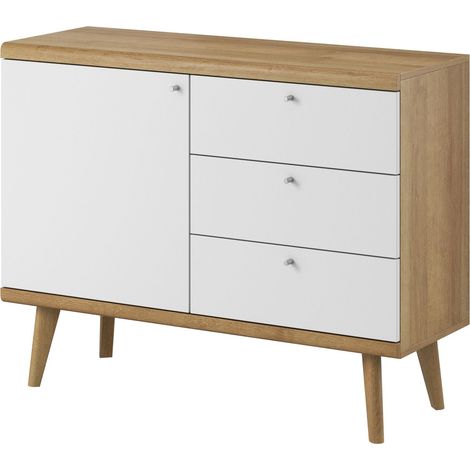 Commode Primo 3 Tiroirs 1 Porte De 107 Cm