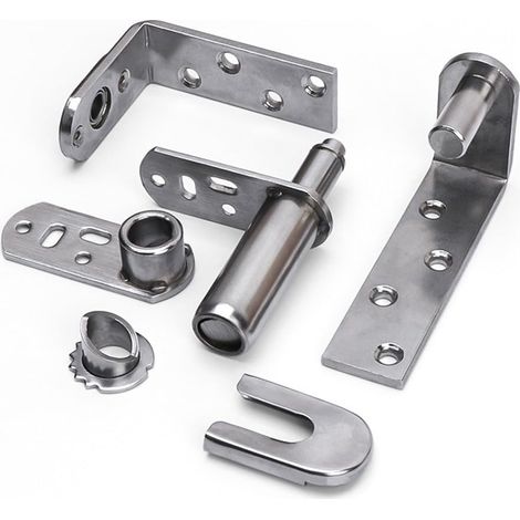 charnières de porte battantes en inox à retour (1/5)