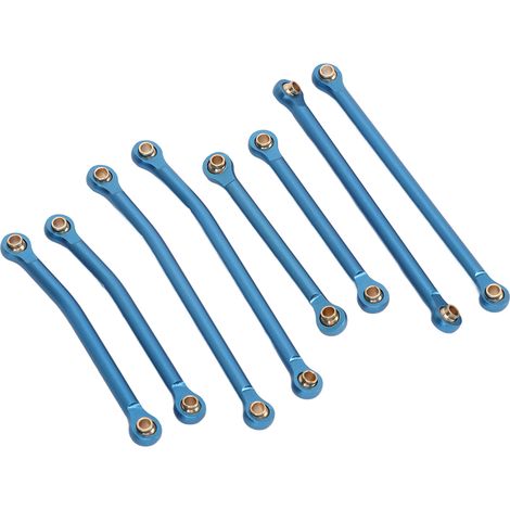 Spurstangensatz aus Aluminiumlegierung für Traxxas 1/18 TRX4M RC-Car (blau). Leichte Spurstangen mit hoher Bodenfreiheit. (1/5)