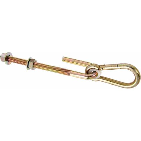 ALBERTS Schaukelhaken, disp., zum Durchschrauben, Gewinde M12, Länge 200mm (1/5)
