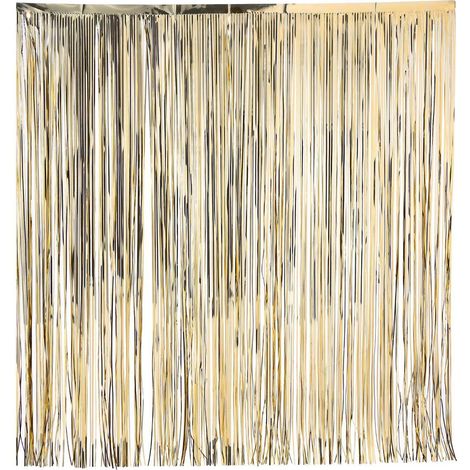 Lametta Gerade Vergoldet 50 x 50 x 300 cm - Feeric lights & christmas