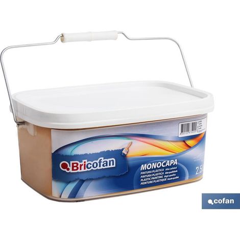 Peinture plastique monocouche ocre (2,5 Lt) (1/4)