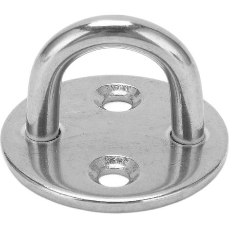 Anneau de fixation en acier inoxydable, crochet en U rond, robuste et antirouille, idéal pour porte, bateau, hamac et usage domestique (1/5)