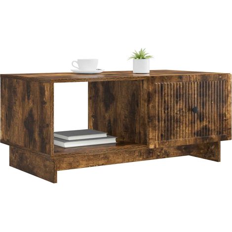 Maison Exclusive - Tavolino da salotto Rovere Fumo 90 x 50 x 40 cm