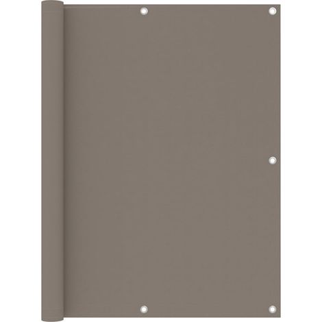 Balcony Screen Taupe 120x500 cm Oxford Fabric vidaXL