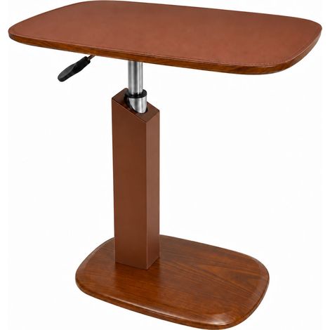 Höhenverstellbarer Beistelltisch K78 60x40 cm Braun (1/5)