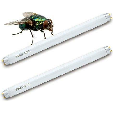 T8 F10W BL Ampoule de rechange pour Lampe Tue Mouche, Tube UV de 34.5cm pour la Tueur de moustique/Tueur insecte de 20W(2 pièces) (1/5)