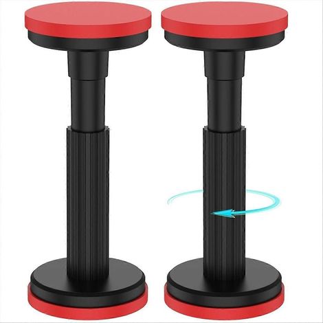 Barre de support télescopique réglable de 18 à 44 cm, support de plafond pour armoire (lot de 2) (1/5)