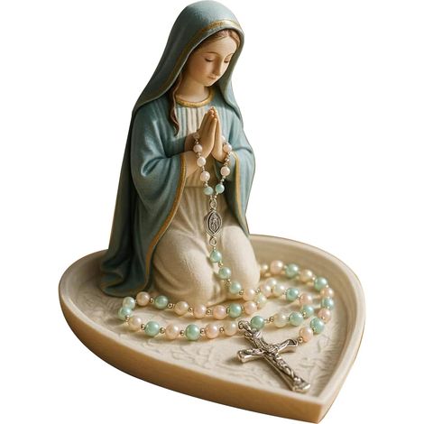 Présentoir pour chapelet Rangement en résine collier de la Vierge Marie Organisateur femmes , hommes (1/5)