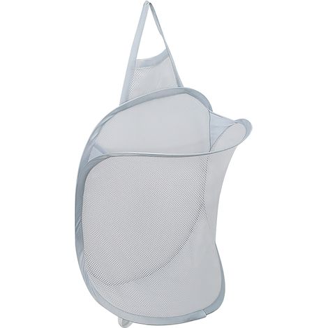 Panier à linge suspendu peu encombrant, en polyester, portable, pliable - Panier à linge suspendu peu encombrant, en polyester, portable, pliable (1/5)