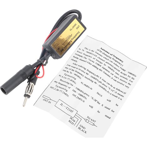 Antenne radio FM bande élargie pour voitures japonaises, amplificateur de fréquence antenne auto (1/5)
