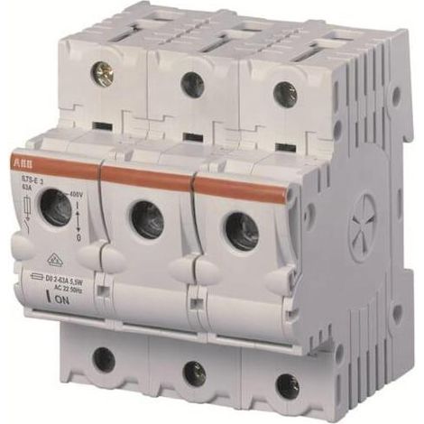 Interruptor fusible 3P+N 63A D02 ilts-E3+N 2CDE103101R1901