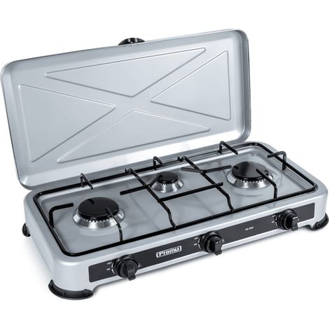 PROMIS Poêle à gaz kg300 Silver sans réducteur