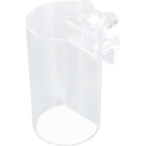 Tube distributeur de nourriture pour poissons, transparent, en acrylique, flottant, pour aquarium (1/3)