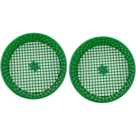 2 Pièces Tamis à Sol Multifonction Lot pour Jardinage Filtrage de Terre Séparation pour Plantations de Travaux de Jardinage (1/5)