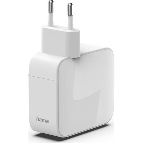Hama 00200025 Schnellladegerät 65W PD GaN, 2x