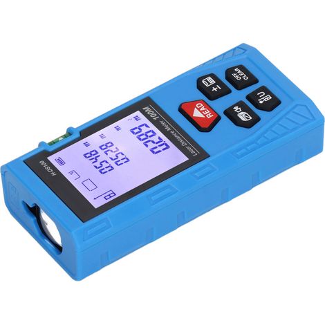 Télémètre laser portable de haute précision avec détection de distance par lumière rouge et cordon (1/5)