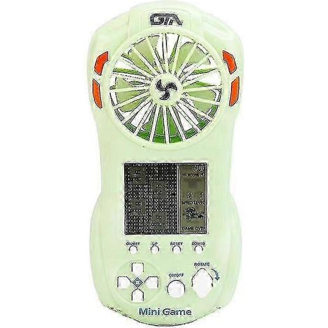 Ventilateur portable 2 en 1 pour console de jeu Tetris, mini ventilateur suspendu.-AquaForge