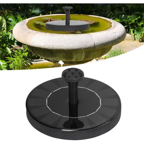 Fontana galleggiante automatica a energia solare con pompa ad energia solare per laghetti e vasche per uccelli (1/5)