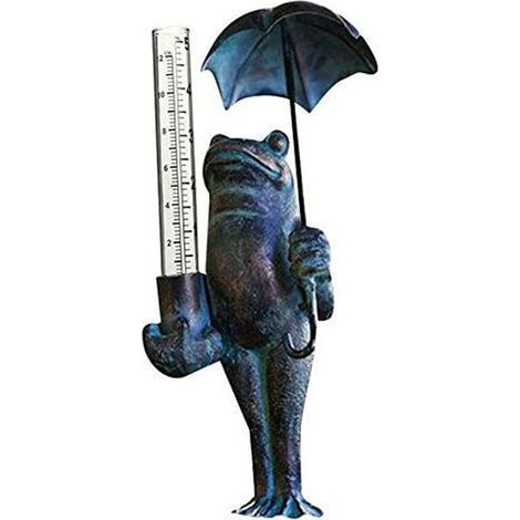 Deux tubes de rechange en verre pour pluviomètre d'une capacité de 5 pouces, adaptés aux jardins. (1/4)